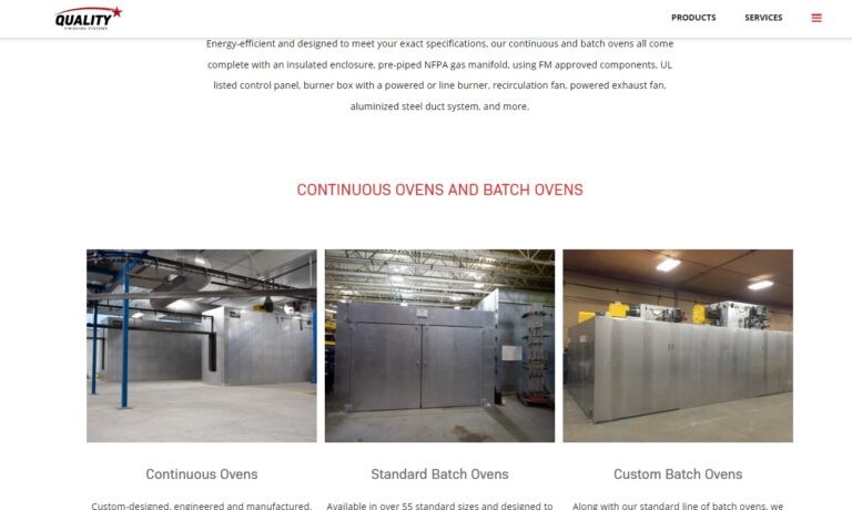 Powder paint curing: Sunkiss Matherm drying ovens